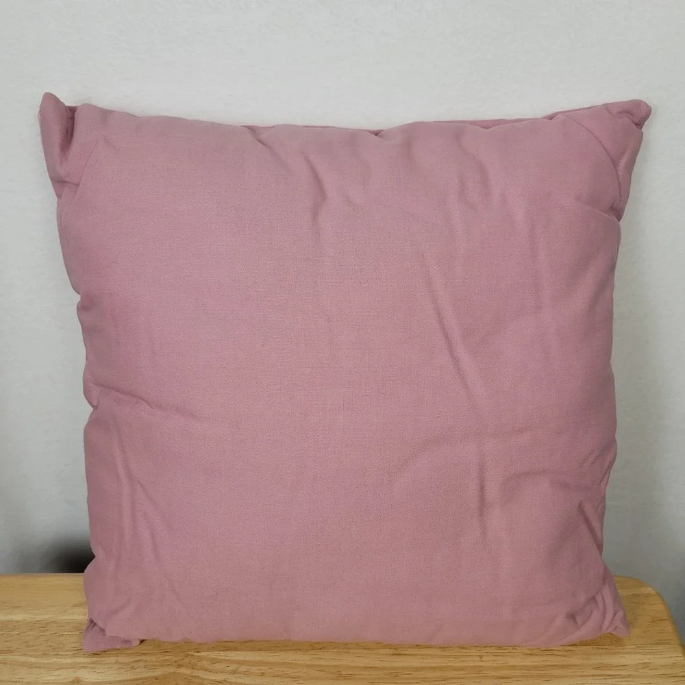Vintage Hand-Stitched Needlepoint Rocking Horse Decorative Pillow 1989